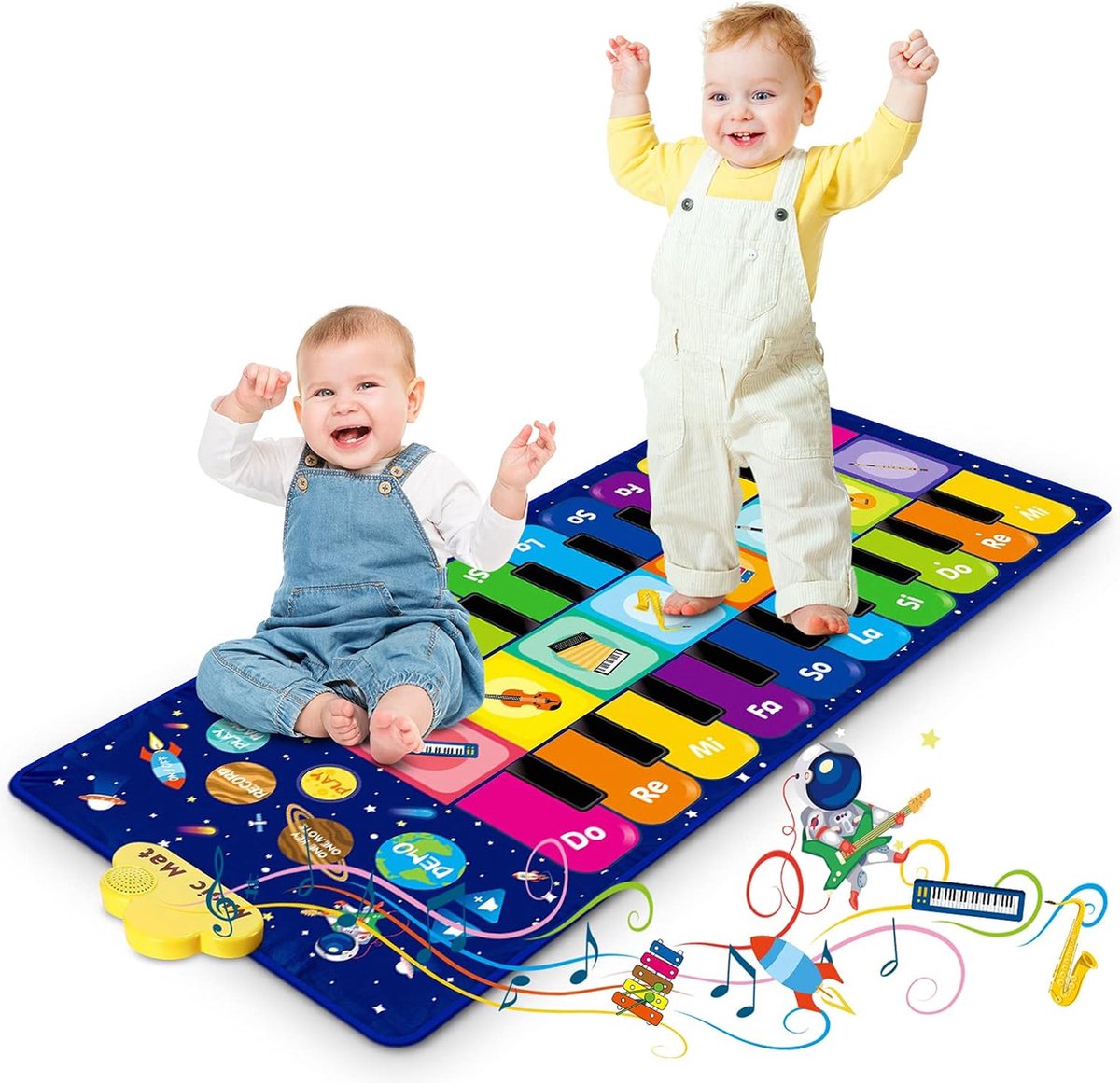 Tapis musical bébé, tapis de jeu de piano, toucher piano musique couverture  clavier tapis de danse jouet pour enfants cadeau