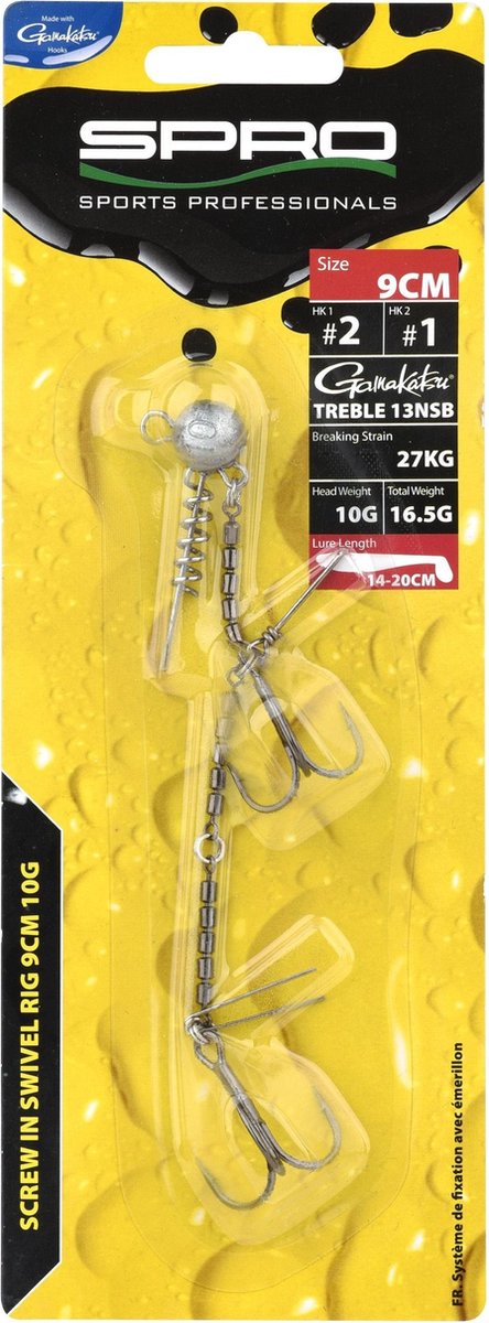 Spro Screw in 360 Rig - 9 cm - 15 gram