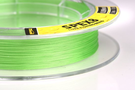 Spro Spex8 Braid Lime Green (150m) - Maat : 0.18mm (11.8kg) — afbeelding 2