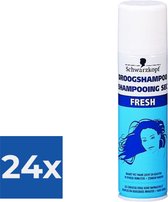 Schwarzkopf Fresh - 150 ml - Droogshampoo - Voordeelverpakking 24 stuks