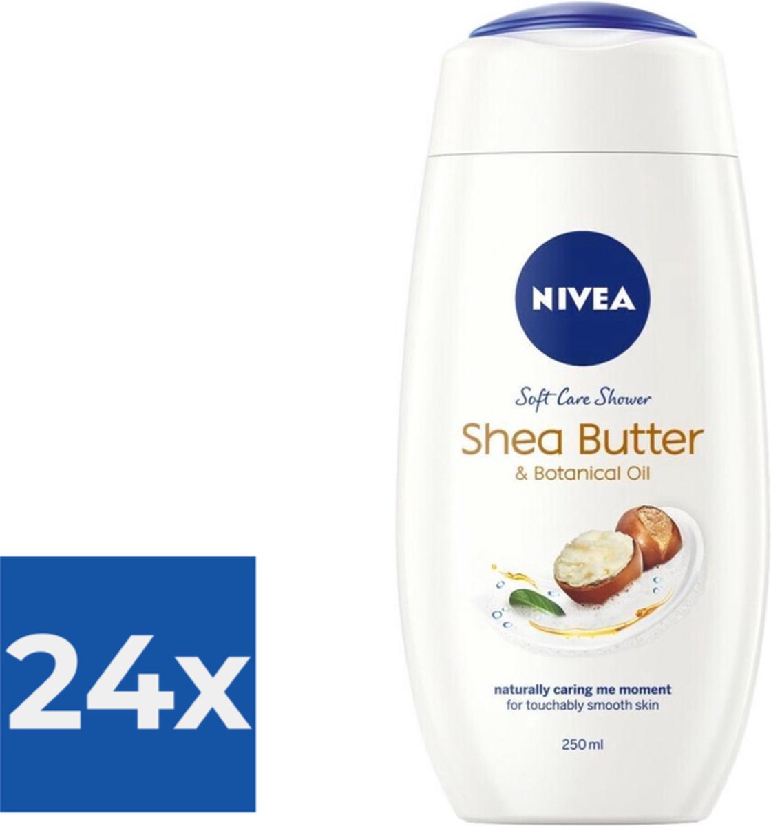 Goedkoopste Nivea Douchegel Shea Butter & Botanical Oil 250ml - Voordeelverpakking 24 stuks