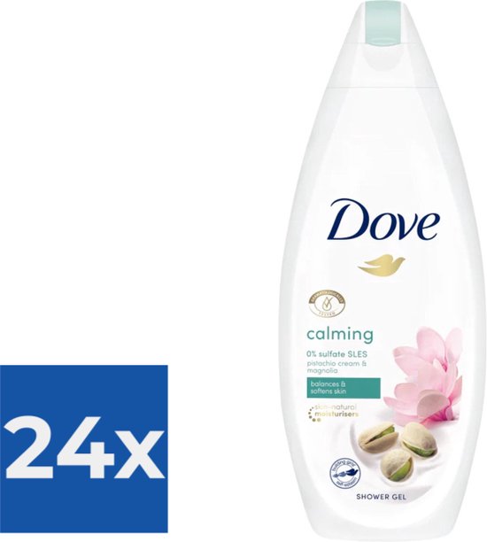 Dove Douchegel - Pistache Magnolia - 500ml - Voordeelverpakking 24 stuks