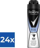 Rexona Men Invisible Ice - Deodorant - 150 ml - Voordeelverpakking 24 stuks