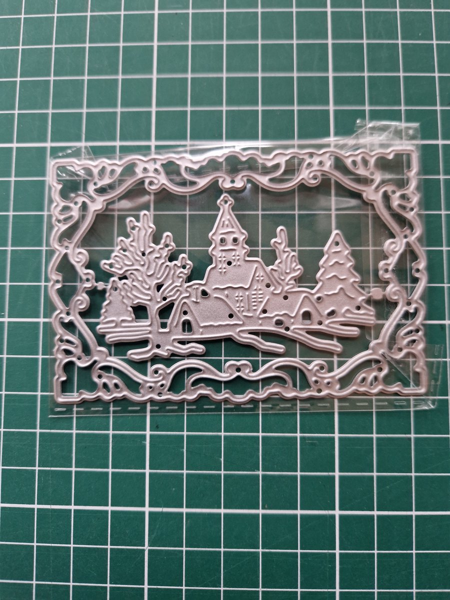 Snijmal Scrabbooking kersttafereel (nr 279)