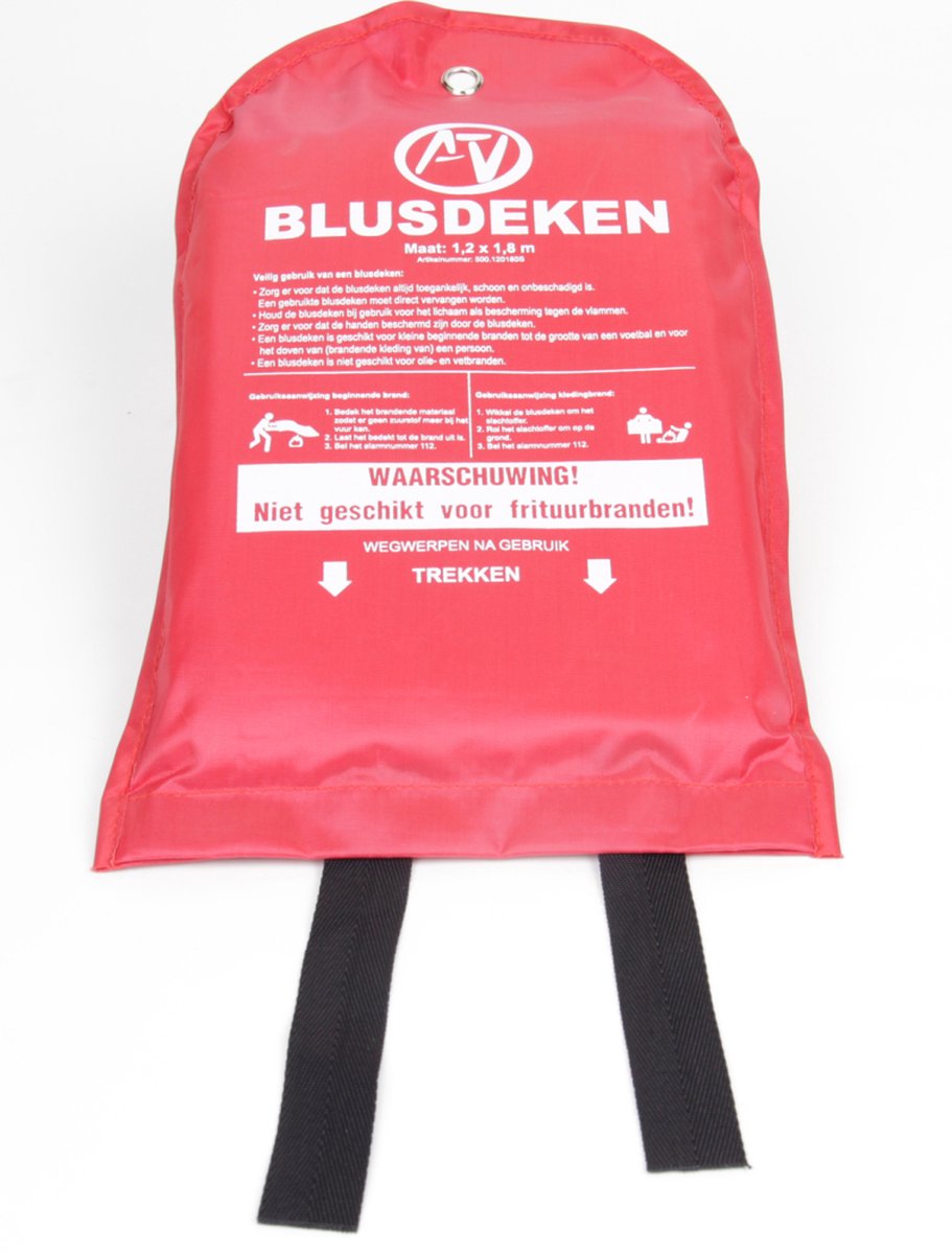 Blusdeken enkellaags in softbag 120x180cm - 't Veiligheidsproduct.nl