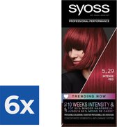 SYOSS Color baseline 5-29 Intense Red - 1 stuk - Voordeelverpakking 6 stuks