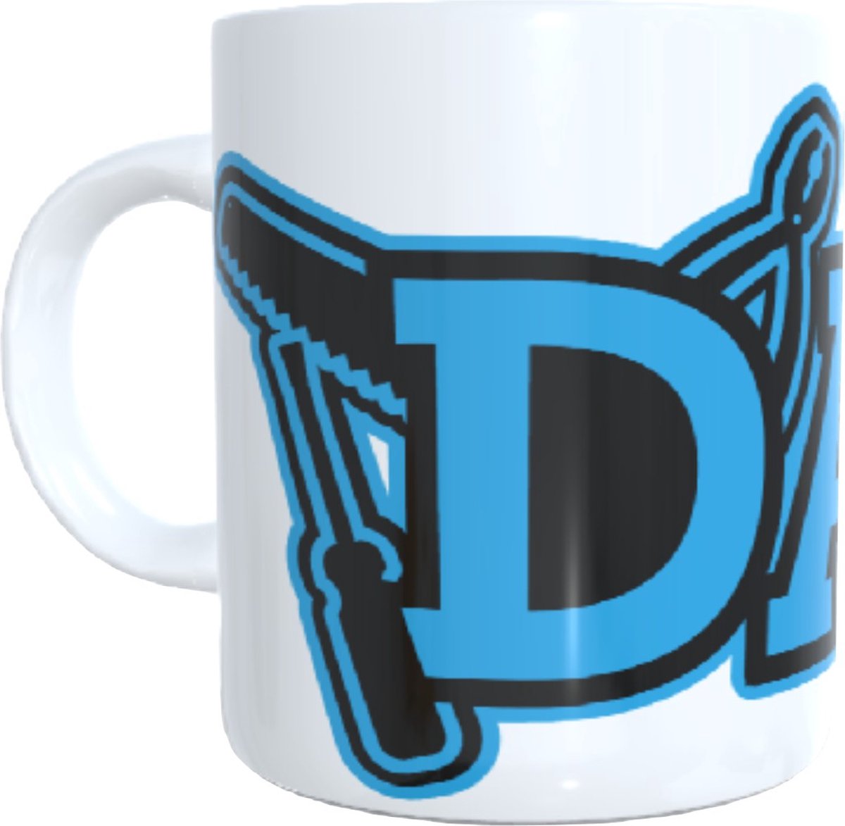 Bedrukte koffie beker - thee mok - dad - vader - papa - gereedschap