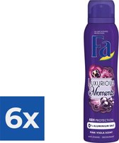 Fa Luxurious Moments Deodorant Spray 150ml - Voordeelverpakking 6 stuks