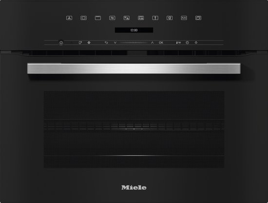 Foto: Miele h 7145 bm inbouwoven 43l obsidiaanzwart