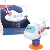 Tachan Zuignap Vliegtuig met Licht en Geluid - Baby Speeltje met Zuignap - Inclusief Batterijen