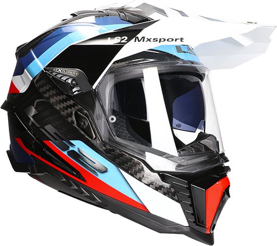 MX701 Carbon Explorer Frontier motorhelm LS2