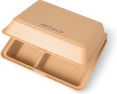 Retulp - Maaltijdbox to go - Lunchbox - 1,2 L - Lion Brown