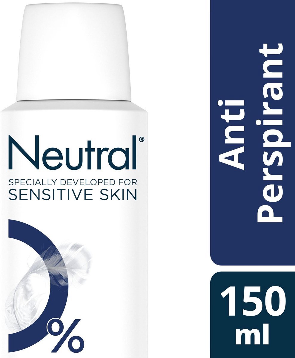 Goedkoopste Neutral Deospray - Anti-Perspirant 150 ml - Voordeelverpakking 12 stuks