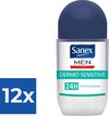 Sanex Men Deo Roller - Dermo Sensitive - 12 x 50 ml