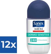 Bol.com Sanex Men Deo Roller - Dermo Sensitive - 12 x 50 ml aanbieding