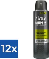 Dove Men Care Sport Active - Fresh Deodorant 150 ml - Voordeelverpakking 12 stuks