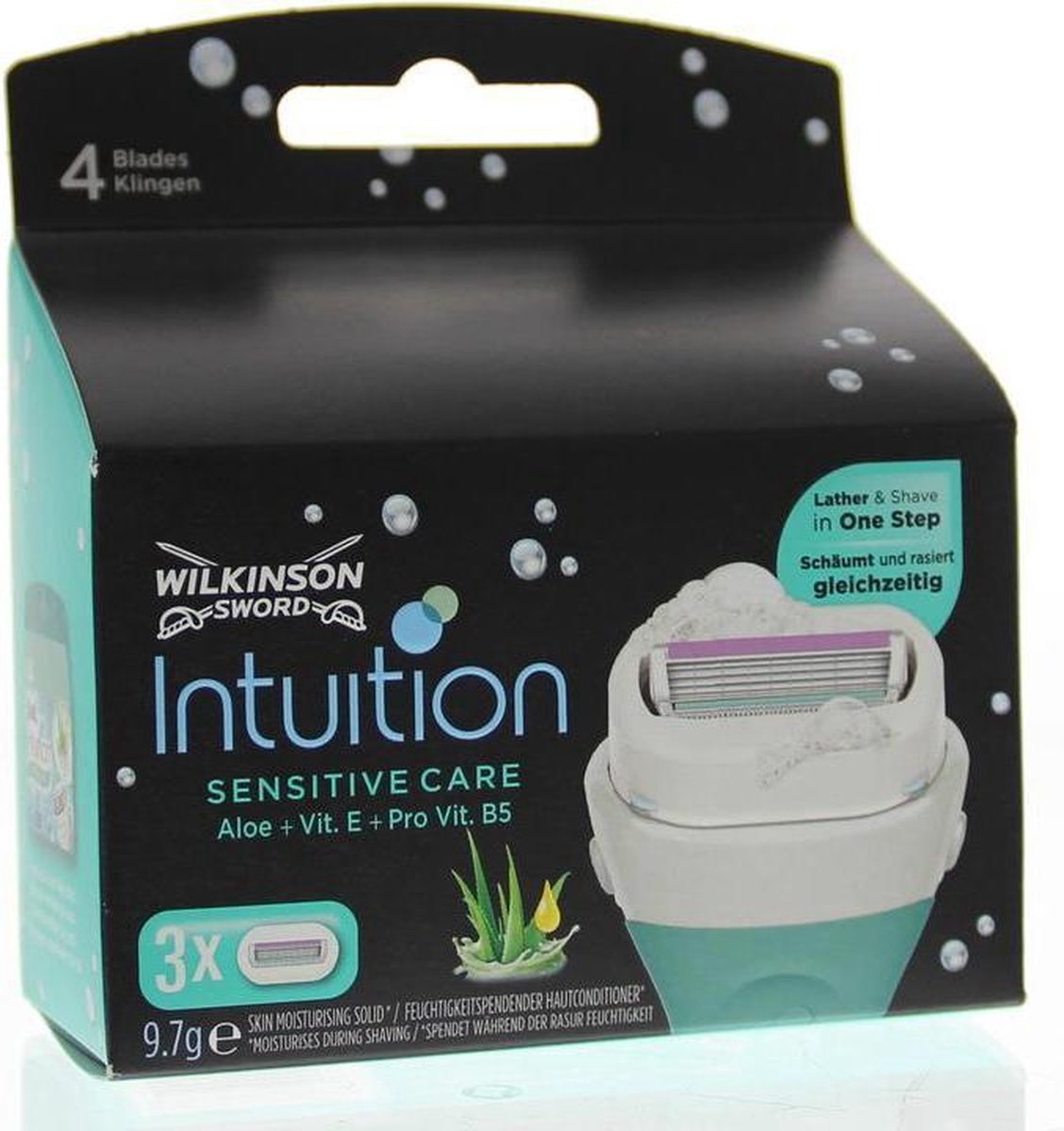 Wilk intuiti.dry skin mes sens 3 st - Voordeelverpakking 12 stuks