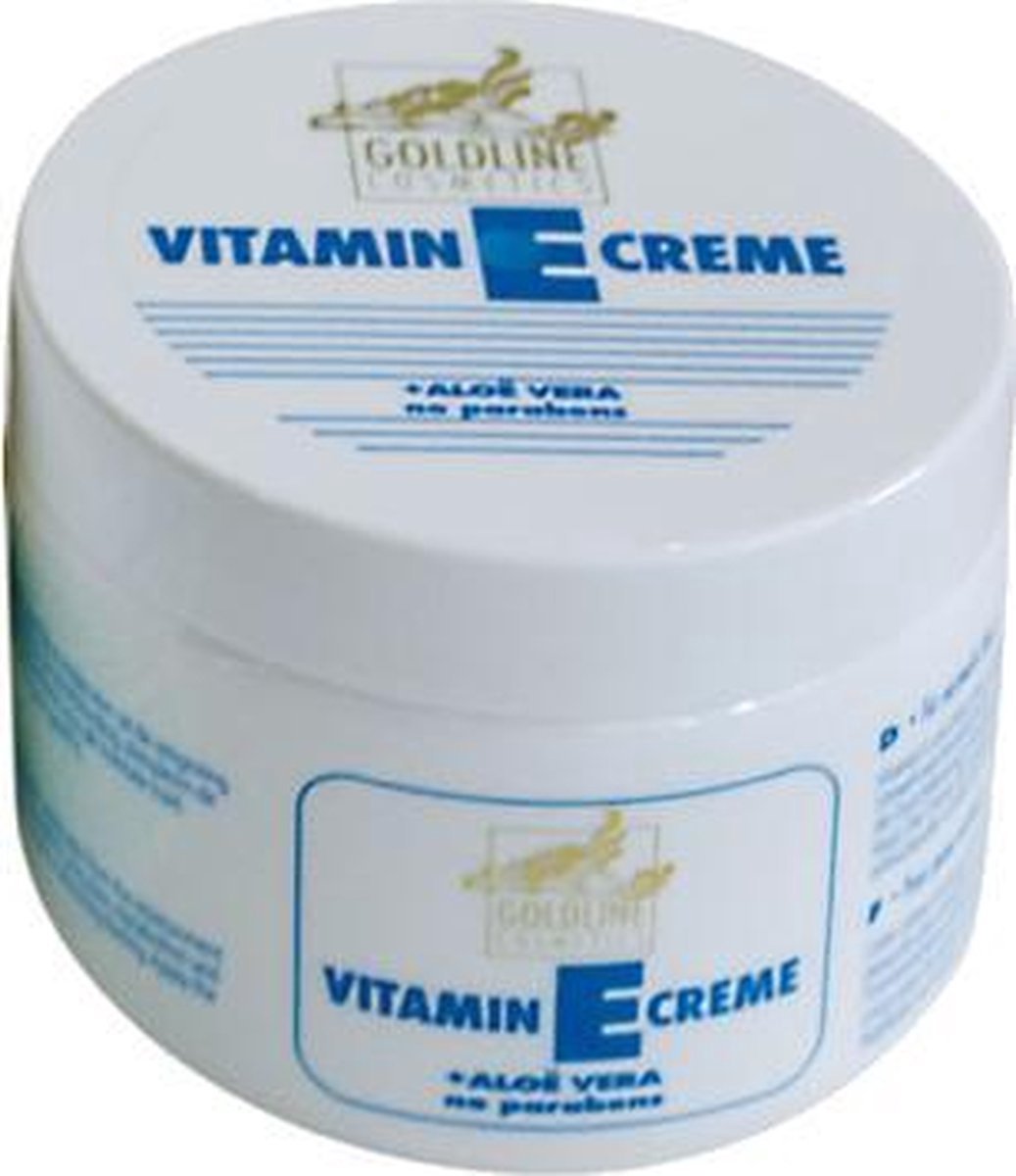 Goedkoopste Goldline Vitamine-E met Aloë Vera voor de Normale Huid - 250 ml - Bodycrème - Voordeelverpakking 12 stuks