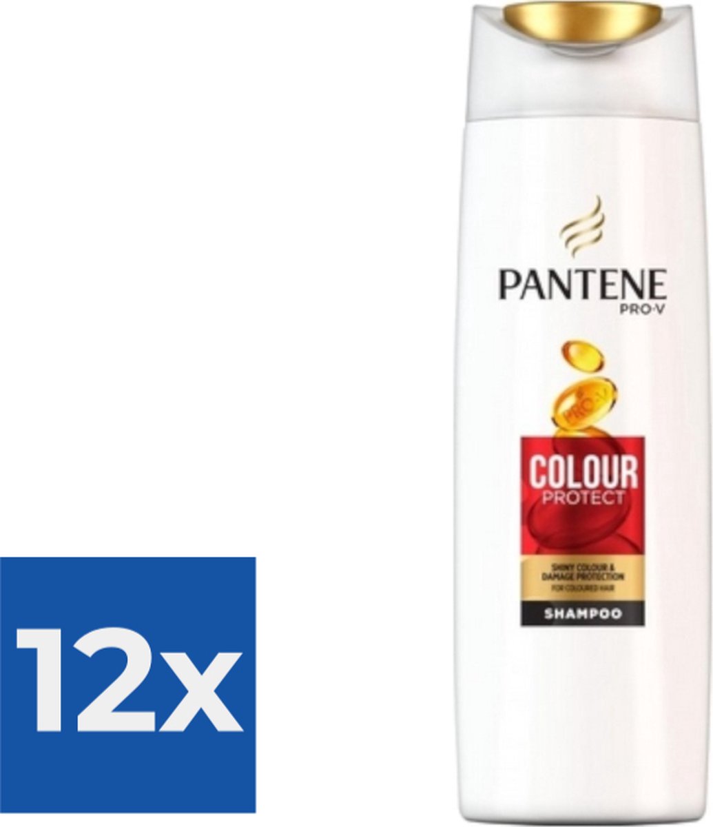 Pantene Shampoo - Color Protect Shine 500 ml - Voordeelverpakking 12 stuks