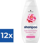 Schwarzkopf Zijde-Doorkammer Shampoo 400 ml - Voordeelverpakking 12 stuks