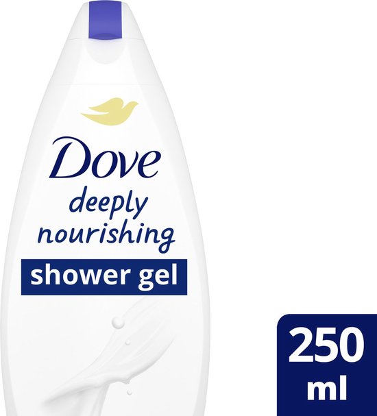 Dove Deeply Nourishing Douchecreme - 250 ml - Voordeelverpakking 12 stuks