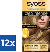 SYOSS Oleo Intense 7-10 Natuurlijk blond Haarverf - 1 stuk - Voordeelverpakking 12 stuks
