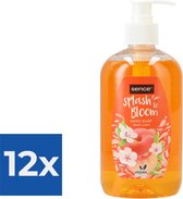 Sence Splash To Bloom Handzeep Perzik 500 ml - Voordeelverpakking 12 stuks