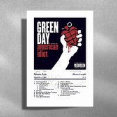 Green Day - American Idiot - Poster métal 30x40cm - couverture de l'album