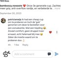 Publication Instagram avec du texte sur la coupe de 3e génération de Bamboozy.