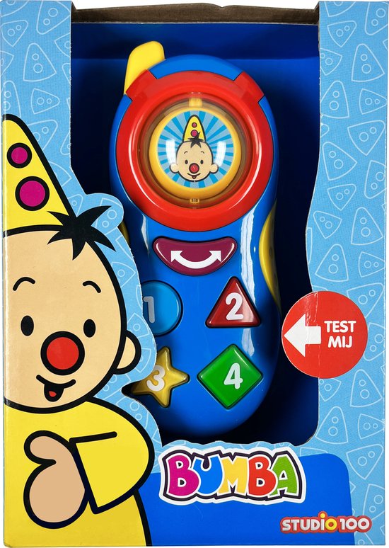 Bumba speelgoedtelefoon- spelen met cijfers, kleuren en vormen - Bumba