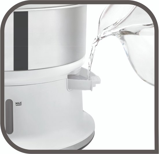 Seb Simply Invents VC110800 Stoompan met 3 kommen, modulaire capaciteit