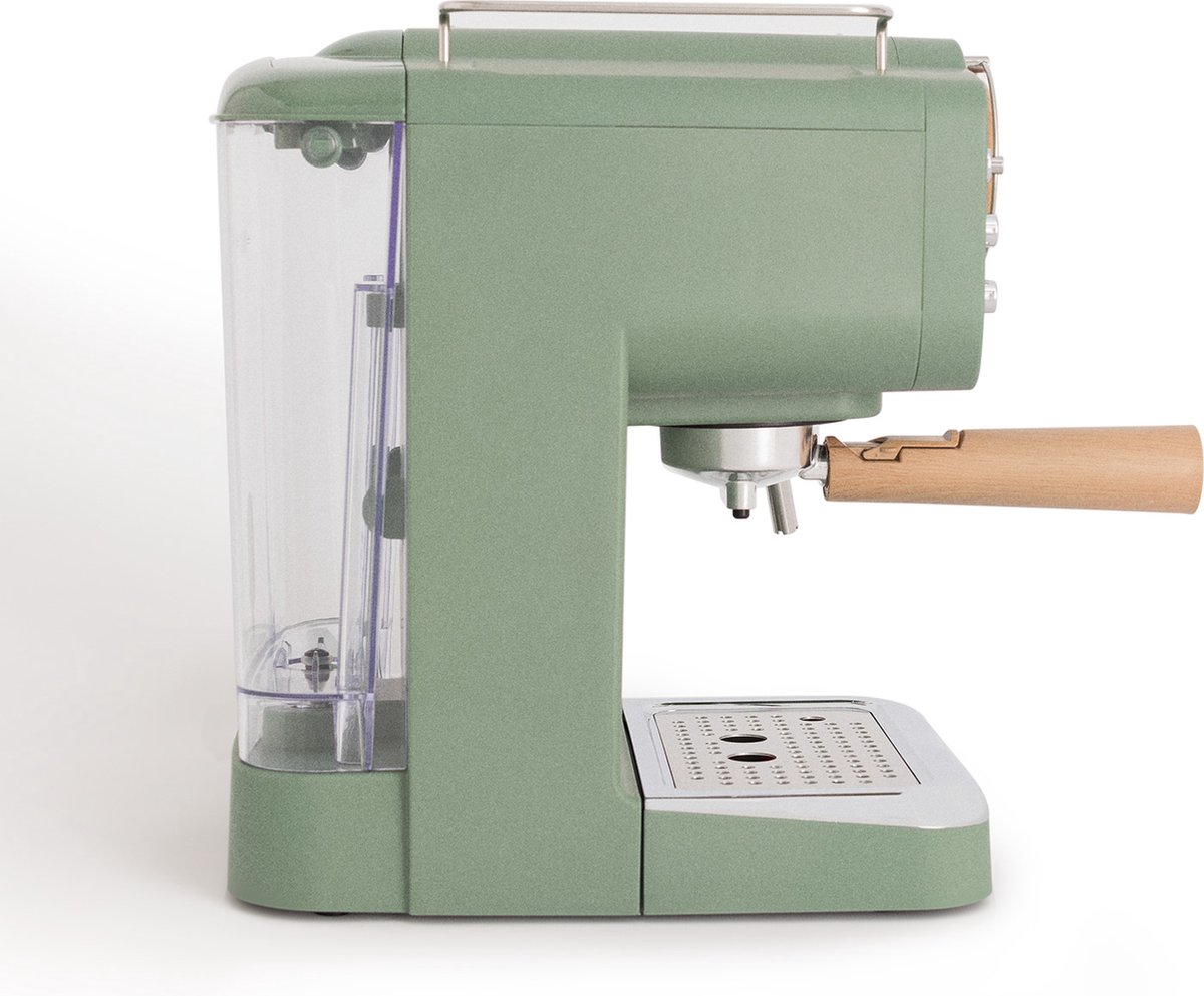 Afbeelding 3 van CREATE - Express Koffiemachine - Gemalen koffie - Espresso - Cappuchino - Machiato - Americano - THERA RETRO