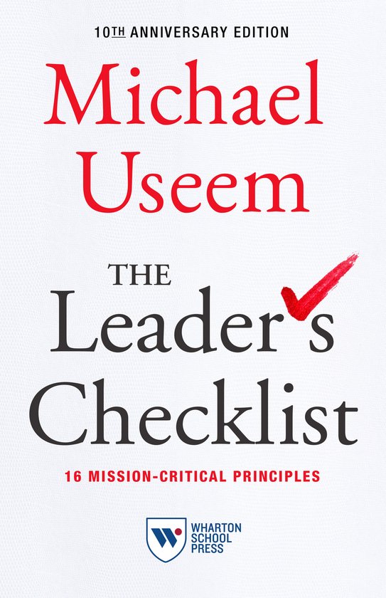 The Leader's Checklist, 10th Anniversary Edition: 16 Mission ... - cover
