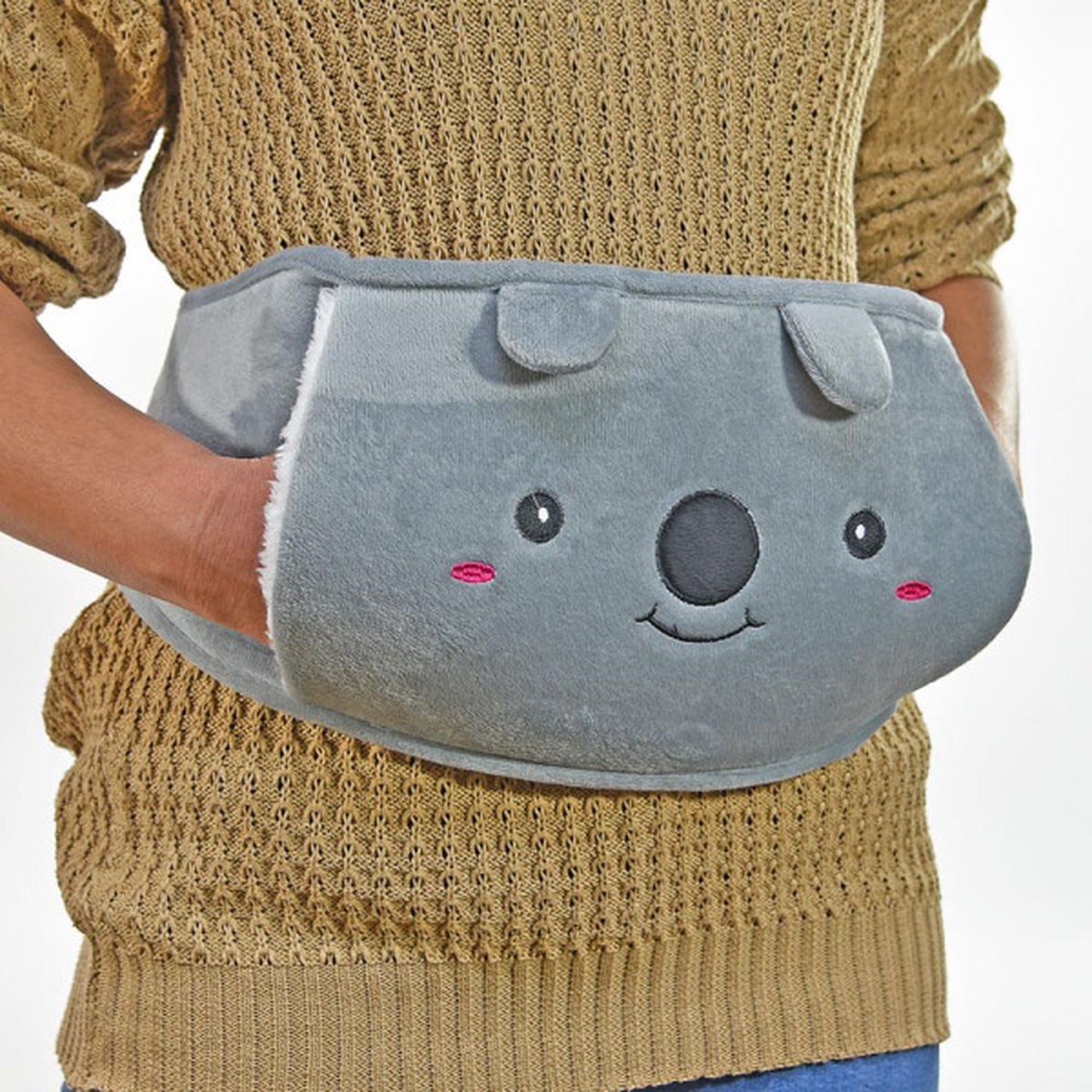 Goedkoopste Voorbind Warmwaterkruik - Kruik Met Klittenband Riem - Hand Verwarming - Buik Verwarming - Rug Verwarming - Dierenkop Design
