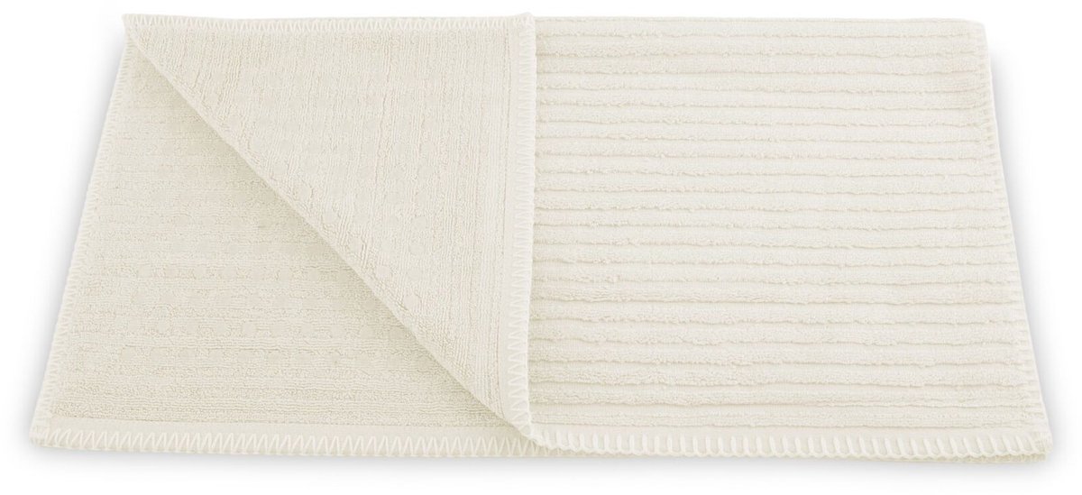 Heckett & Lane bamboo bidetmat creme - 60x60 - zachte touch - luxe uitstraling