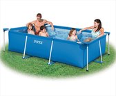 Bol.com Intex Rectangular Frame Pool - Opzetzwembad - 260 x 160 x 65 cm aanbieding
