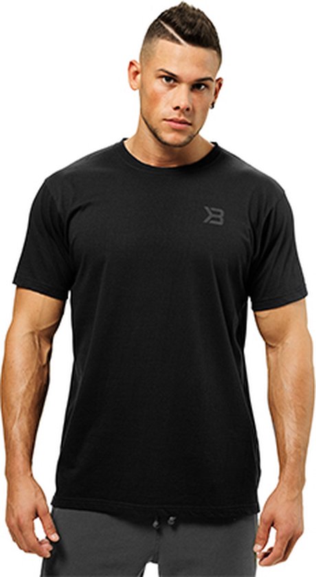 Foto: Better bodies stanton oversize tee wash black s herenkleding t shirts