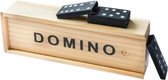 Speelgoed - Domino - Gezelschapsspel - 28 Speelstenen - Hout - Zwart