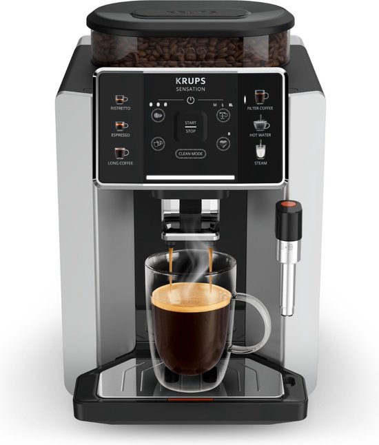 Krups Barista Sensation (ea910e10) - Espressomachine Maximum Aantal Tassen: 2 Buis Zilver