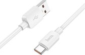 Hoco X96 100W Fast Charge PD USB naar USB-C Snellaad Kabel 1M Wit