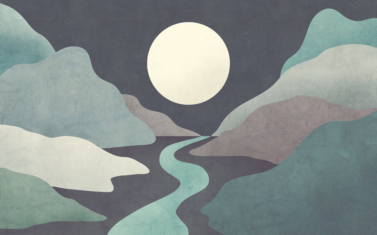 Fotobehang - Moonlight Monumental 400x250cm - Vliesbehang