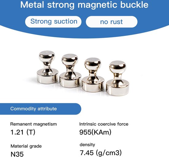 MagnetRX® Biomagnetische magneetset – magneten voor medisch biomagnetisme – paar Dr. Goiz magneten voor biomagnetisme (6 mengsels