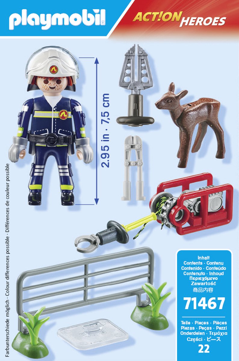 PLAYMOBIL Action Heroes Dierenbescherming brandweer - 71467 — afbeelding 7