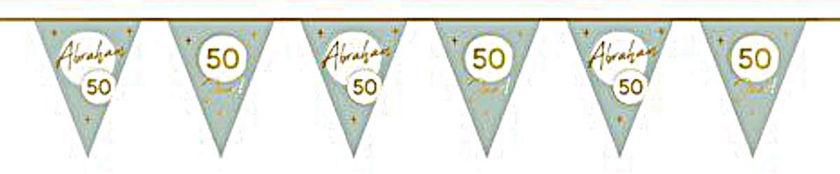 ‘Abraham 50’ Groen & Goud - 10 Meter
