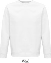 SOLS Premium Unisex Adult Space Organic Raglan Sweatshirt (Wit) XXL