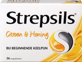 Strepsils Citroen & Honing - 2 x 36 zuigtabletten
