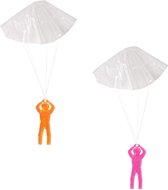 PARTYPRO - Mini parachutist speeltje voor pinata - Decoratie > Feest spelletjes