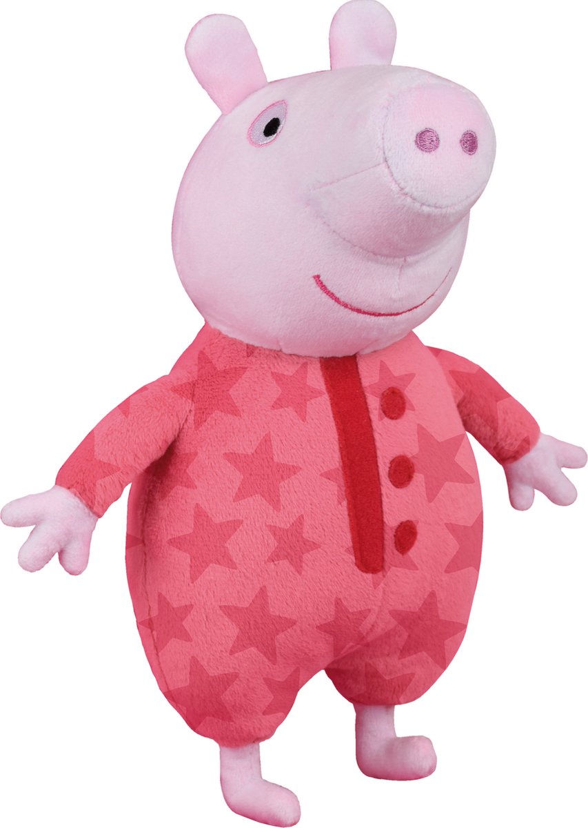 Peppa Pig Knuffel Glow in the Dark - ± 25 cm - Pluche