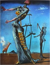Salvador Dali - La girafe en feu Tirage d'art 60x80cm