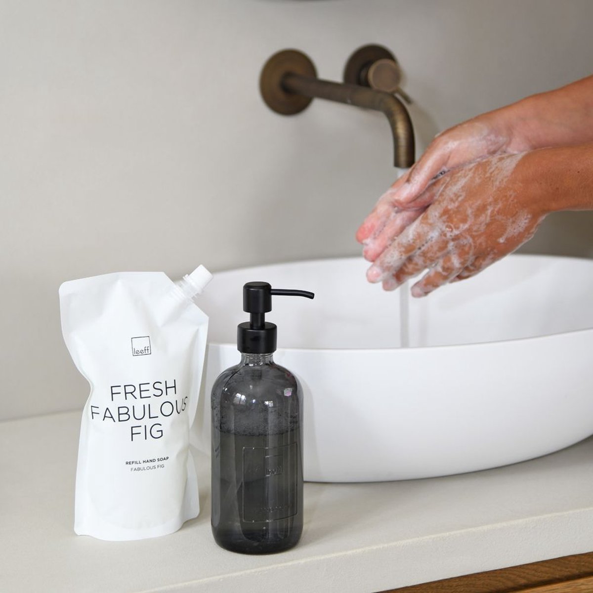 Leeff Giftbox - Fabulous Fig Hand Soap + refill